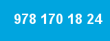 978 170 18 24 978 170 18 24